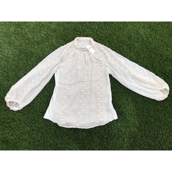 Anthropologie Victorian Cut-out Top - Picture 2 of 8